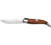 Navaja albaceteña Joker con virola de aluminio cachas de madera roja y hoja de 8 cm JKR0144