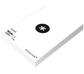 Papel liderpapel a4 antartik 100g/m2 liso blanco paquete de 100 hojas