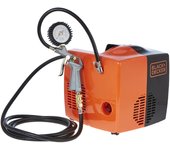 Black+Decker BD 195 CUBO - Compresor de aire (230 V, 180 litros/min, 1,5 kW, 230 V, negro/naranja)