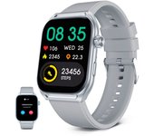 KSIX Smartwatch Urban Move Gris, Pantalla AMOLED 2.06", Mensajes, Manos Libres, Asistente Voz, 100+ Modos Deportivos