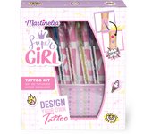 MARTINELIA - Kit de tatuaje para niños Super Girl