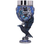 Nemesis Now Harry Potter Ravenclaw Hogwarts House Collectable Goblet, Resina, Azul Y Plateado, 1.25 picometer
