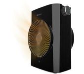 Cecotec Calefactor Eléctrico Bajo Consumo ReadyWarm 2070 Max Force Black. Termoventilador de 2000W, 2 Niveles de Potencia, 3 Modos de Funcionamiento, Ligero, Manual, Seguridad Autoapagado