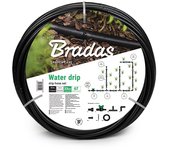 Bradas DSWWM50-SET1, Set de Riego por Goteo, Manguera de 50 metros, Medidor de Flujo, Ideal para Jardines y Huertos, Riego Eficiente y Controlado.