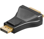 Microconnect DPDVI cambiador de género para cable DisplayPort DVI-D Dual Link 24+5 Gris