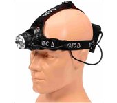 Yato YT-08591 linterna Negro Linterna con cinta para cabeza LED