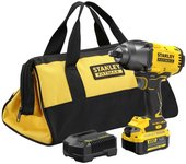 Boulonneuse a chocs - STANLEY FATMAX V20 - SFMCF940M1-QW - 1/2 Brushless 950 Nm - Lithium 18V - 1 Batterie 4Ah