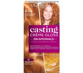 L'Oreal Paris Casting Crème Gloss Color cuidado. Sin amoníaco, Tono: 834 Rubio Ámbar - 600 ml