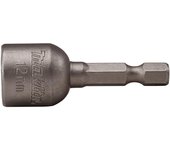 Makita B-38738 B-38738-Llave Vaso magnetico 12x50mm, Negro