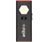 Wiha Lámpara de mano 1200 lm I con sensor de encendido/apagado I Lámpara de mano con función de atenuación I Batería LED Lámpara de mano I USB-C recargable I 10 h de duración de la luz (45699)