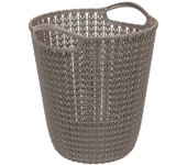 Curver Papelera Knit (7L), Topo, 21.9x21.1x25.2 cm