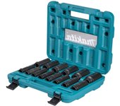 Makita E-16586 - Juego de llaves de vaso (14 piezas, 1/2")