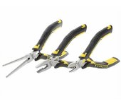 STANLEY FMHT0-80524 - Set mini-alicates FatMax 3 piezas (Universal, diagonal y boca larga)