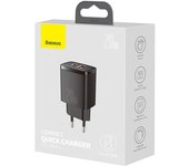 Baseus CCXJ-B01 cargador de dispositivo móvil Universal Negro Corriente alterna Carga rápida Interior