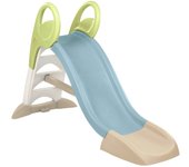 Smoby Life Tobogan GM - Tobogán Infantil 1,50 m con Conexión para Agua, Peldaños Antideslizantes, Asas Ergonómicas, Plástico Reciclado, Resistente a los Rayos UV, para Niños de +2 Años (7600820509)