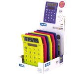 MILAN® Caja expositora 6 calculadoras sobremesa 10 dígitos Acid, Colores Surtidos