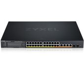 Zyxel Conmutador Ethernet multiGigabit PoE de 24 puertos | Smart-L2+ gestionado | 20x PoE+ | 8x PoE++ @700W | 2x 10G RJ45 | 2x 10G SFP+ | Nebula Cloud opcional| Montaje en rack [XMG1930-30HP]