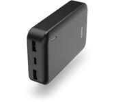 Hama | Power Pack Pocket-10 10.000 mAh (batería portátil, Power Bank, Carga rápida, Cargador, 2 Salidas 2xUSBA) Color Antracita