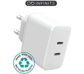 eSTUFF ES637035 cargador de dispositivo móvil Smartphone Blanco Corriente alterna Carga rápida Interior