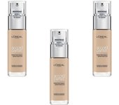 L'Oréal Paris Accord Parfait Base de Maquillaje 2.R Vanille Rosé, Juego de 3 (3 x 30 ml)