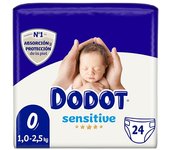 Dodot sensitive rn talla 0 pañales menos 3 kg 24 u