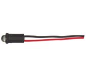 Piloto con LED intermitente de 5 mm color verde Electro Dh 12.725/5/V/BK 8430552076024