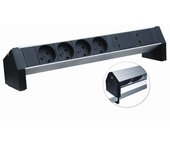 Retex 24155804 unidad de distribución de energía (PDU) 4 salidas AC Aluminio, Negro