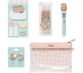 Grupo Erik Kit de papelería rosa Foodie collection - Estuche con material - Pack/Kit material escolar - Set papelería Pusheen - Producto con licencia oficial, Tamaño único, KPGE001