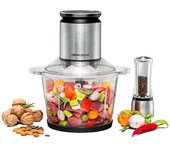 Rommelsbacher MZ 800 picadora eléctrica de alimentos 2,7 L 800 W Negro, Acero inoxidable