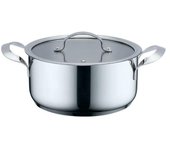 Cacerola Con Tapa Haeger PA-24H.003A Beige Gris Ø 24 cm