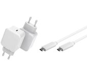 CoreParts MBXUSB-AC0013 cargador de dispositivo móvil Universal Blanco Corriente alterna Carga rápida Interior