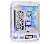 Thermaltake The Tower 600 Snow Mid-Tower ATX Case; 3 paneles de vidrio templado; soporte de placa base de conector oculto; ranuras PCI-e rotacionales; CA-1Z1-00M6WN-00; 3 años de garantía