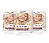 Schwarzkopf Palette Intensive Age Care - Tinte permanente 10.1 Rubio Muy Claro Ceniza - Pack de 3- Color rejuvenecedor con elixir de biotina