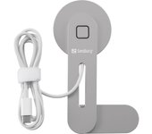 Sandberg 441-53 cargador de dispositivo móvil Smartphone Gris USB Cargador inalámbrico Auto, Interior