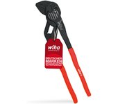 Wiha Llave de alicate Classic I Envergadura hasta 46 mm I 10 veces refuerzo de fuerza I Llave alicates lisa I Autobloqueo a partir de envergadura 17 mm (29759)