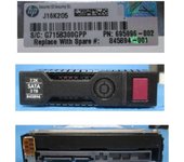 HPE 845894-001 disco duro interno 3 TB 7200 RPM 3.5" Serial ATA III