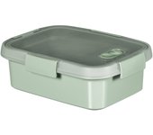 CURVER To Go Nomade Rect, 1 Litre Plastic Storage Box with Lid - Recycle (Smart Eco Line)