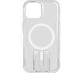 tech21 Funda EVO Crystal Kick para iPhone 15, Compatible con MagSafe, Funda básica, TPU and Biodegradable, Transparente/Blanco, 15x Militar protección contra caídas: 4,9m
