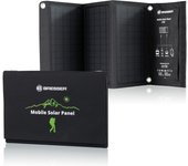 Bresser Cargador Solar MÓVIL, Negro