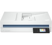HP Scanjet Pro N4600 fnw1 Escáner de superficie plana y alimentador automático de documentos (ADF) 1200 x 1200 DPI A5 Blanco