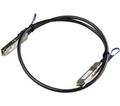 Mikrotik XQ+DA0001 Cable de fibra óptica e InfiniBand 1 m QSFP+ to QSFP+ / QSFP28 to QSFP28 Negro