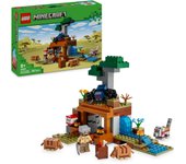 LEGO Minecraft La Expedición a la Mina del Armadillo Juguete de Construcción con Figuras de Araña y Lobo del Videojuego, Regalo para Niños y Niñas de 8 Años o Más, Juego de rol con Animales 21269