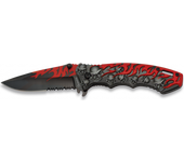 Navaja Albainox Skull- Flames 8.2