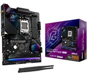 ASRock AMD B850 Phantom Gaming Riptide WiFi 7 Socket AM5 Ryzen DDR5 8000 MHz 256GB ATX Motherboard M.2 SATA3 6.0 Gb/s PCIe 5.0