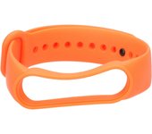 Pulsera compatible con la última versión de la smart band de xiaomi, mi band 5, amazfit band 5, en color naranja.