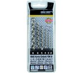Alpen - 100616100 - HSS Cobalt Forte, DIN 338, diámetro 2-8 mm como 6 piezas, en caja de plástico