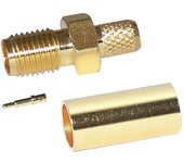 Conector SMA hembra inverso con pin central macho de Para cable RG-174/U Electro DH 20.203/174 8430552114498