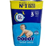 Dodot Pañales para bebe super absorbentes talla 3 62 unidades