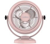 Cecotec Ventilador de Sobremesa EnergySilence 800 RetroDesk Pink, 20W de potencia, 8 Pulgadas, Inclinación ajustable, 3 aspas aerodinámicas, 2 Velocidades, Robusta y Base Estable