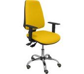 Piqueras y Crespo Elche Silla de Oficina, Tela, Amarillo, único